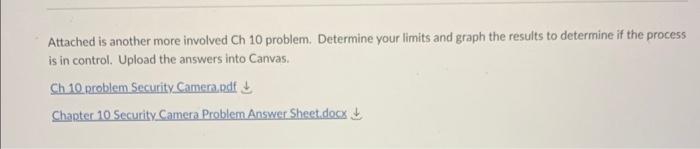 Attached is another more involved Ch 10 problem.