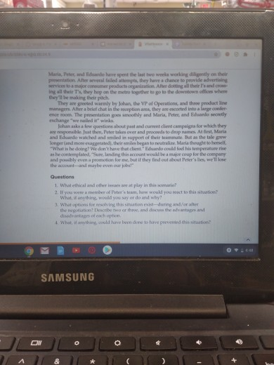 Maria, Peter and dan luve spent the last two