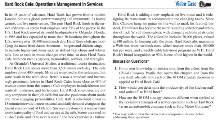 From your knowledge of restaurants, from the