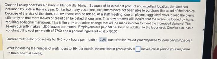 only the 2nd part needs to be solved Charles