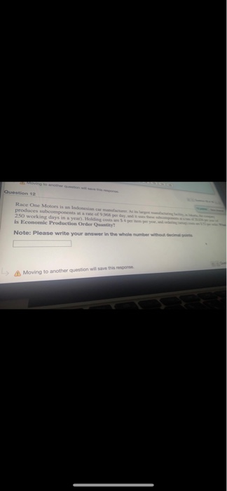 is Economie Production Oder ? Note: Please write