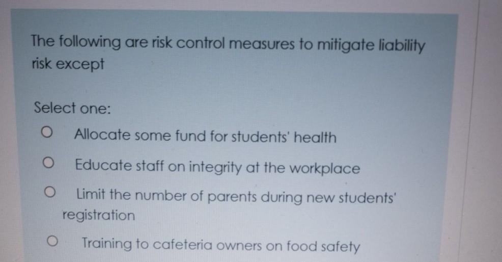 can someone answer all this question? To avoid or