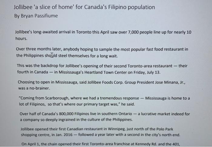 By reading this article, 1. Do you think that