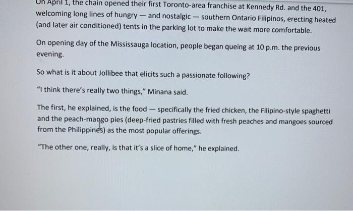 By reading this article, 1. Do you think that