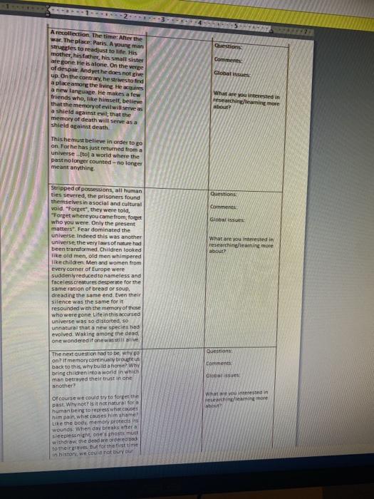 1.3 Central Text Quickwrite What comes to mind
