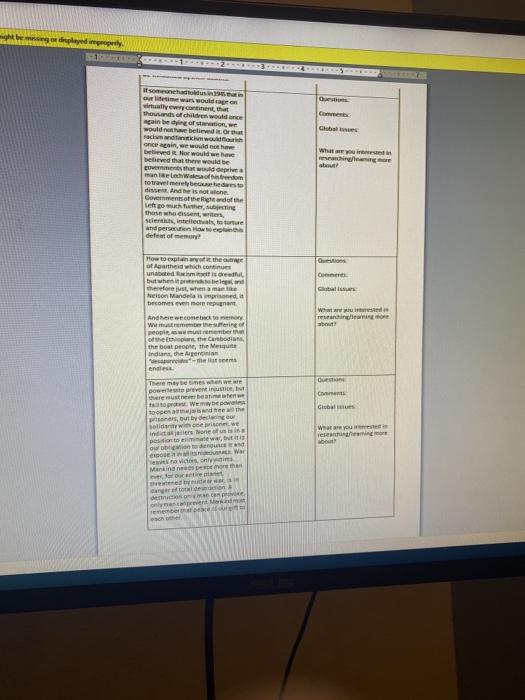 1.3 Central Text Quickwrite What comes to mind