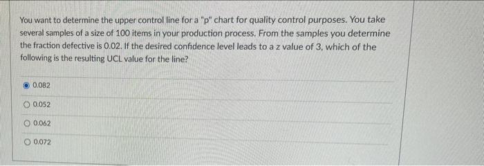 An operations manager has narrowed down the