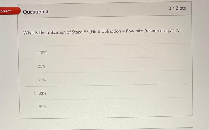 Consider a 3-stage sequential batch process.