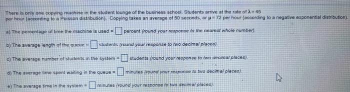 There is only one copying machine in the student