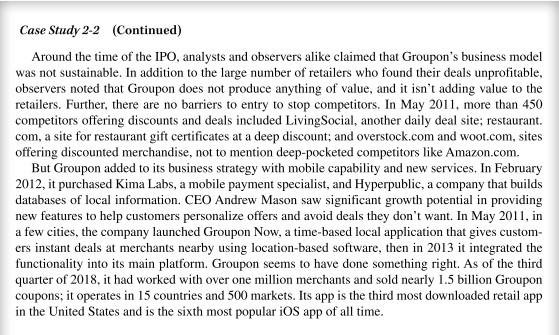 1. How does Groupon add value to the companies