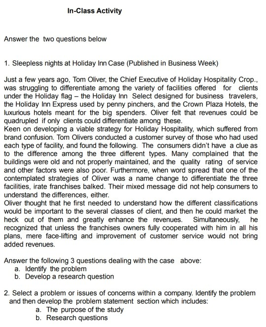 I need an answer to the attached case study. I