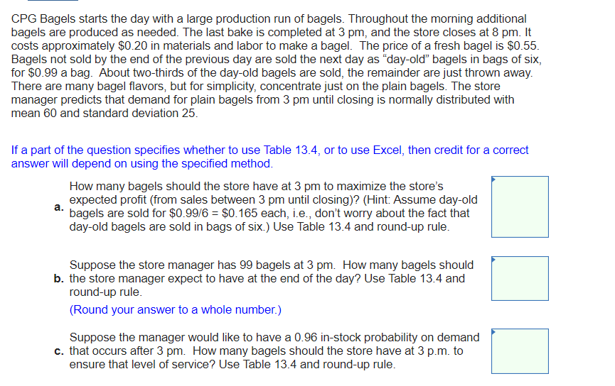 PA 13-9 CPG Bagels starts the day with a large