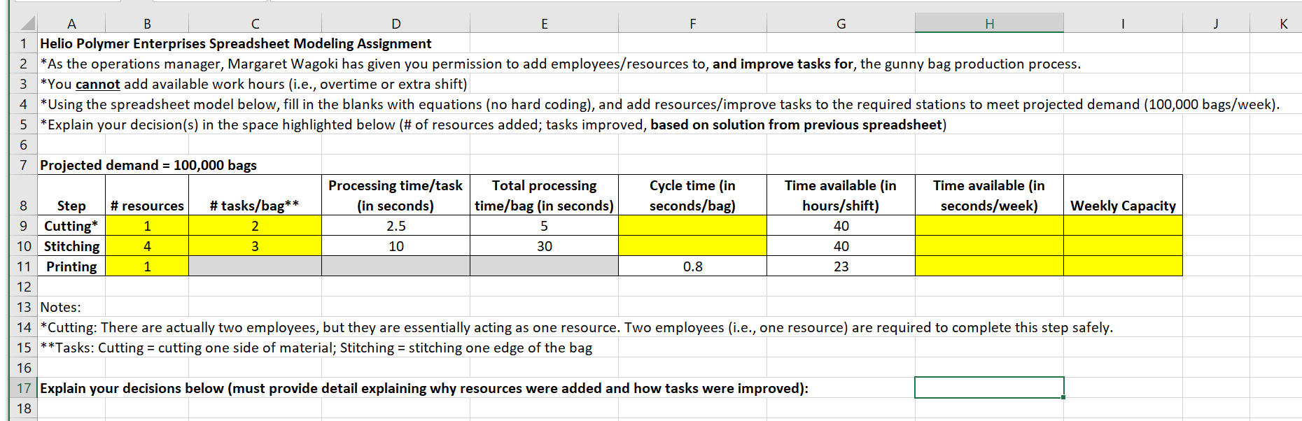 A B C D E F G H 1 J K 1 Helio Polymer Enterprises