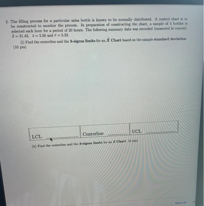2. The filling process for a particular salsa