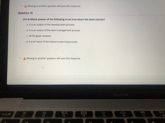 A Moving to another question will save this