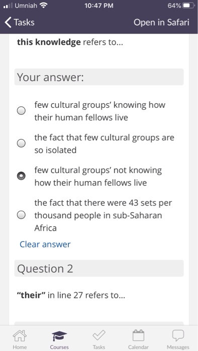 itslearning. 63% 10:49 PM