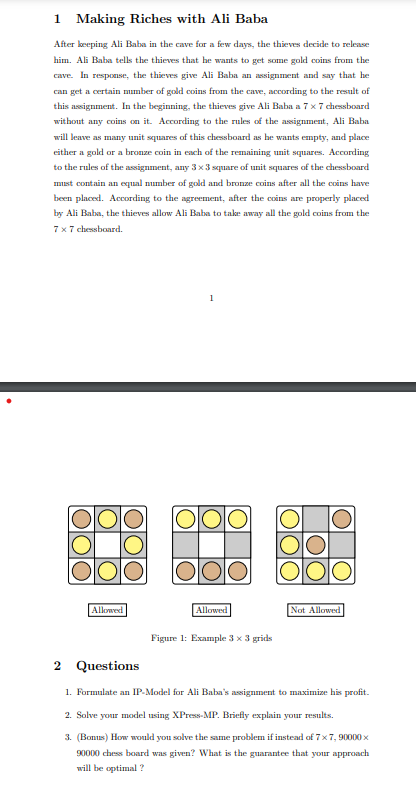 After keeping Ali Baba in the cave for a few