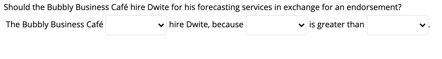 Remember Bubbly Business Caf from previous
