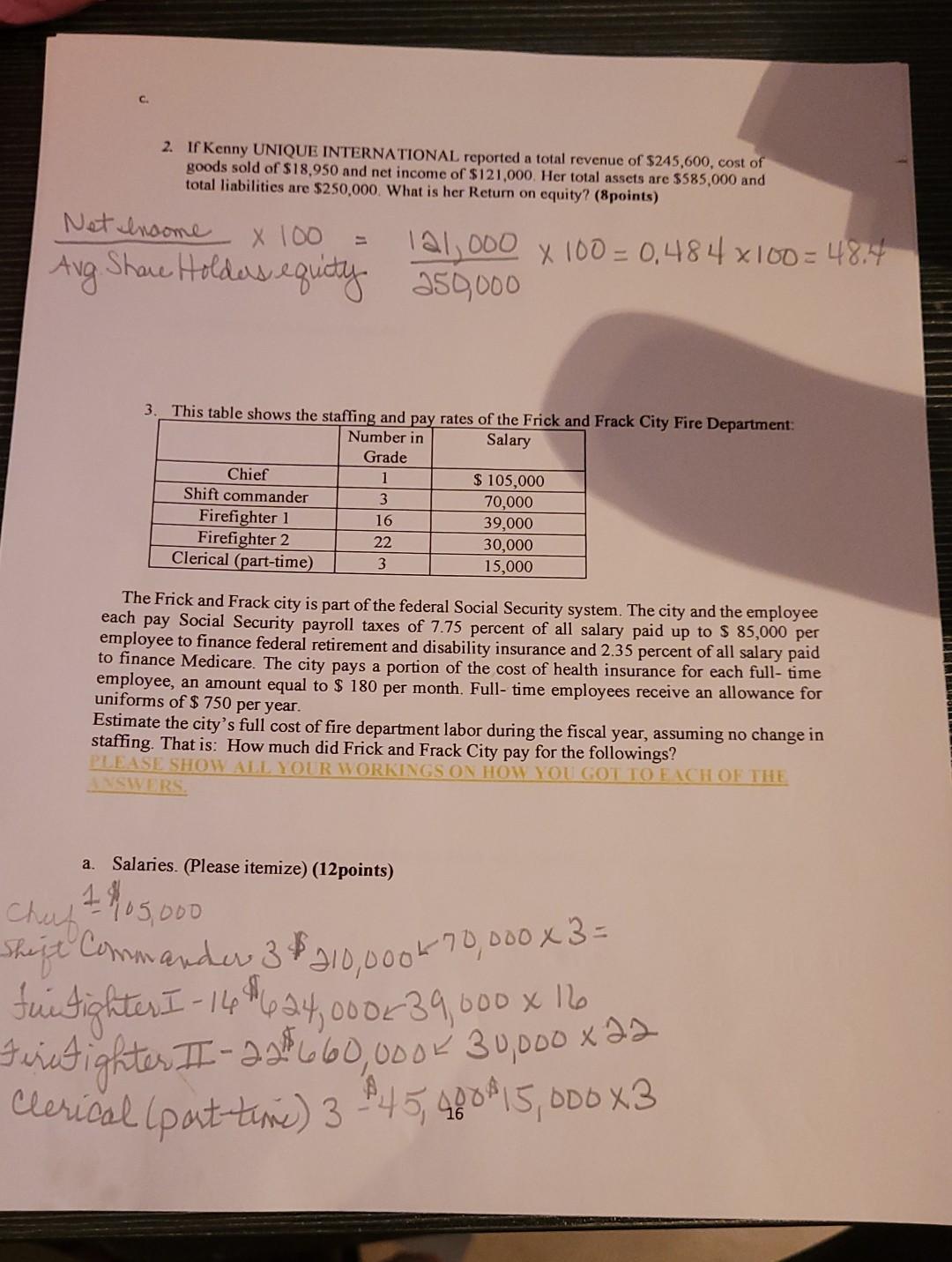 Can you please help me solve these equations for