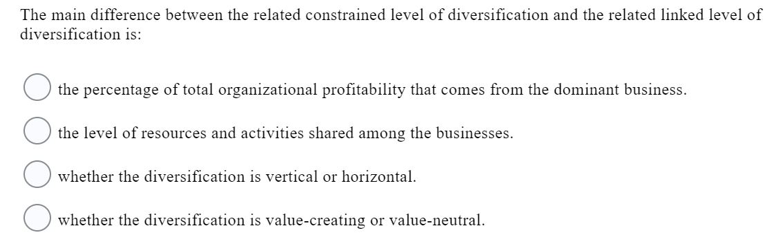 The main difference between the related