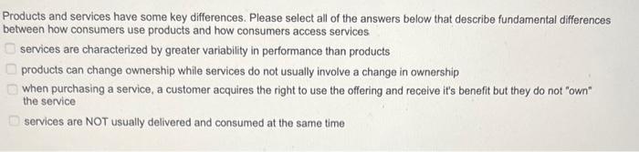 please select all that apply. it can be more then