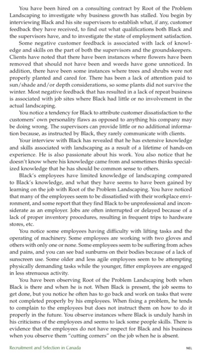 Summarise the given case study and answer the