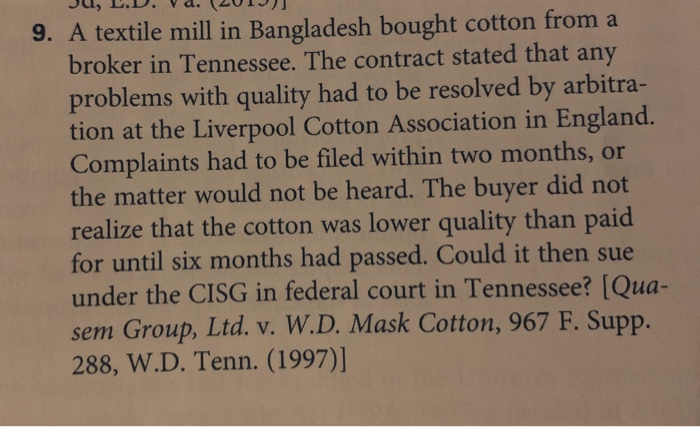 what is the IRAC solution? JU, L.D. va. 201 9. A