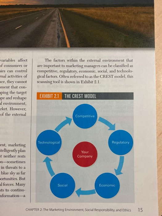 Write the Environmental Analysis (marketing) part