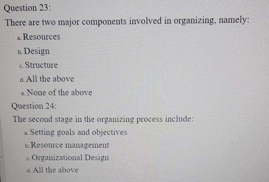 Section B: Multiple choice questions (1x40)