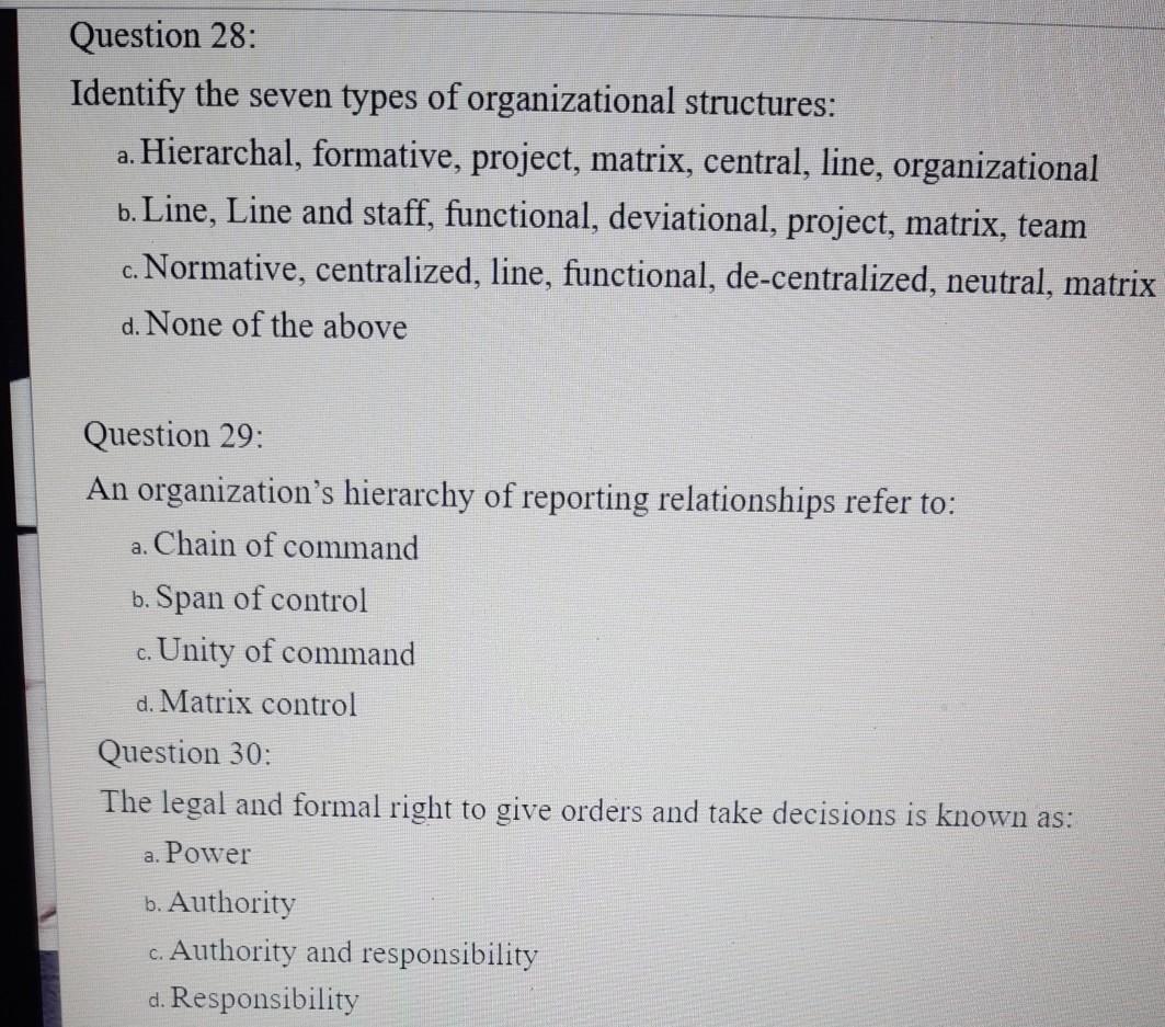 Section B: Multiple choice questions (1x40)