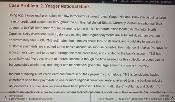 Tour Search Annotations Accessibility Bookmark