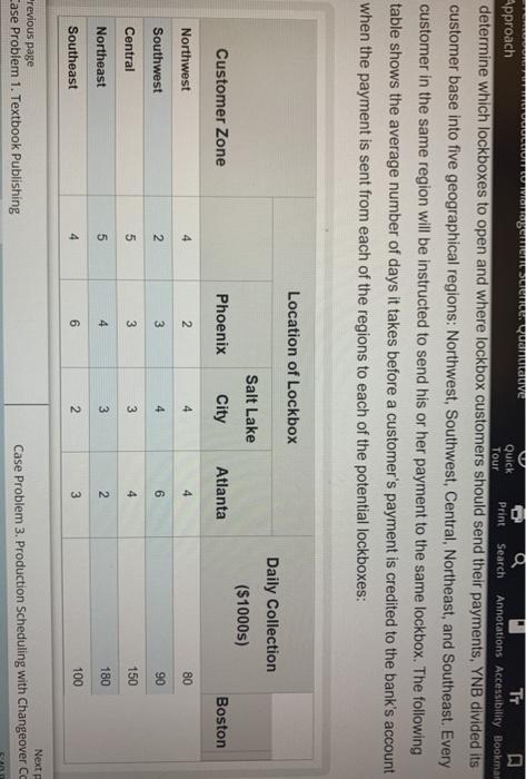 Tour Search Annotations Accessibility Bookmark