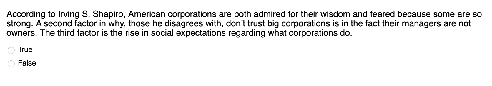 A corporation's Chief Operating Officer (COO) and