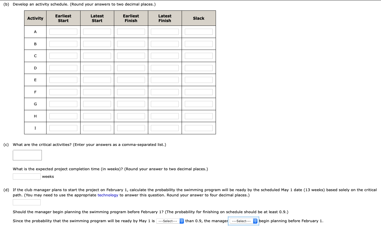Please show work and explain answer!! Part D for