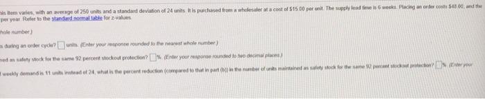 You are in charge of inventory control of a