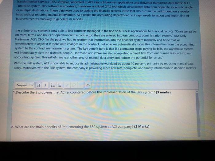 Air Cargo, Inc. (ACI) is a logistics management