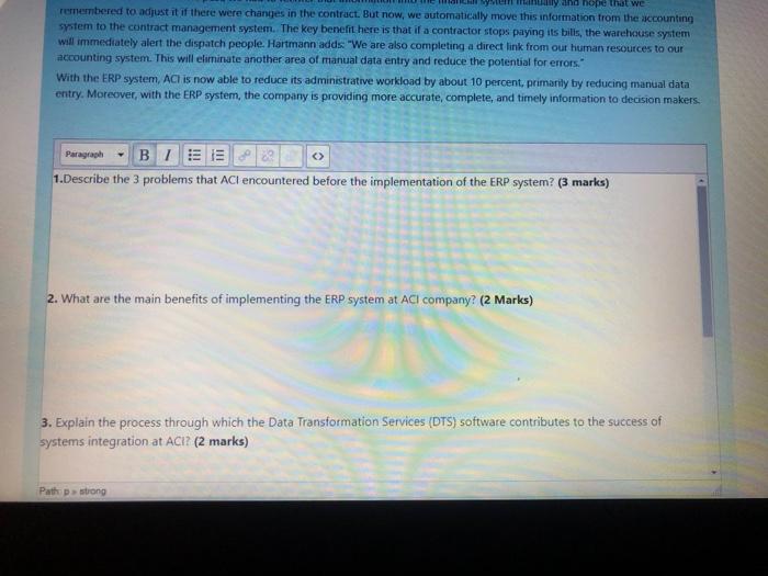 Air Cargo, Inc. (ACI) is a logistics management