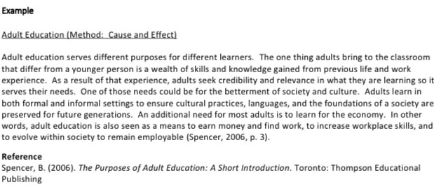 You will write about two topics and include ONE