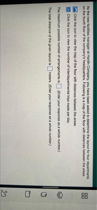 As the new facilities manager at Hardin Company,