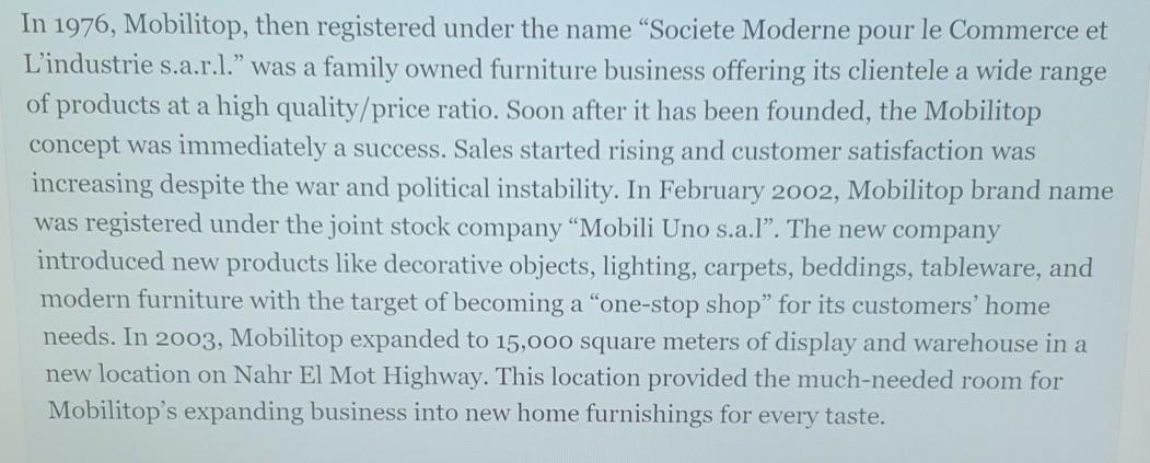 In 1976, Mobilitop, then registered under the