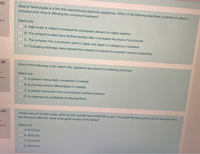 20 A strategic business unit markets a set of: d