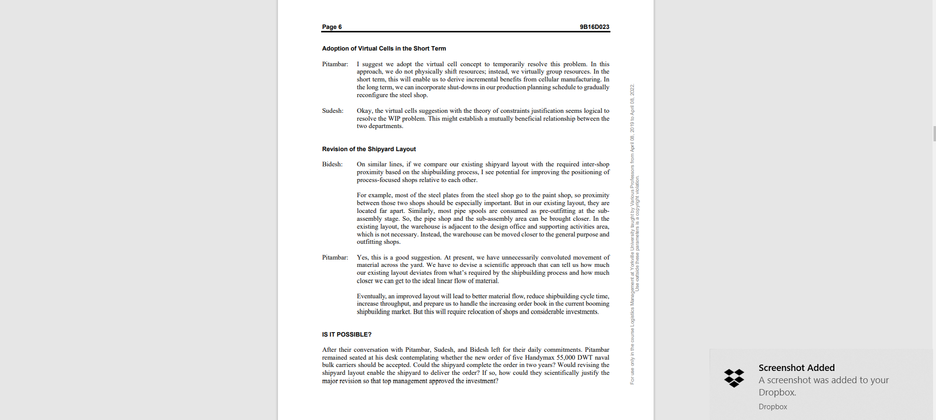 What prerequisite assessment needs to be carried