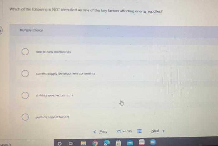 Which of the following is NOT identified as one