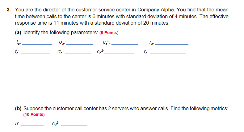 3. You are the director of the customer service