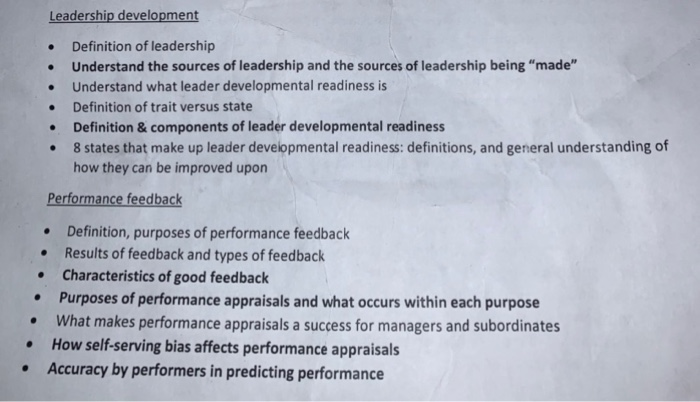 Leadership development Definition of leadership