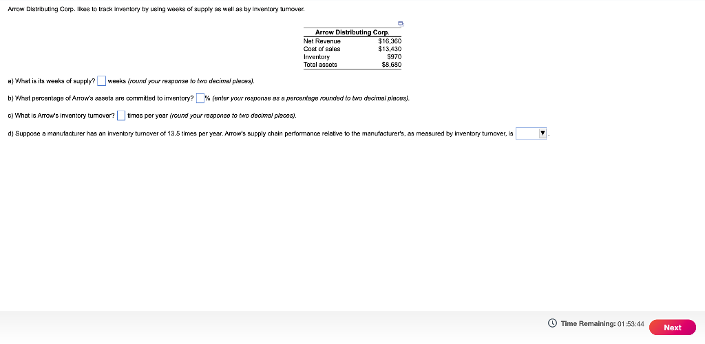 Arrow Distributing Corp. likes to track inventory
