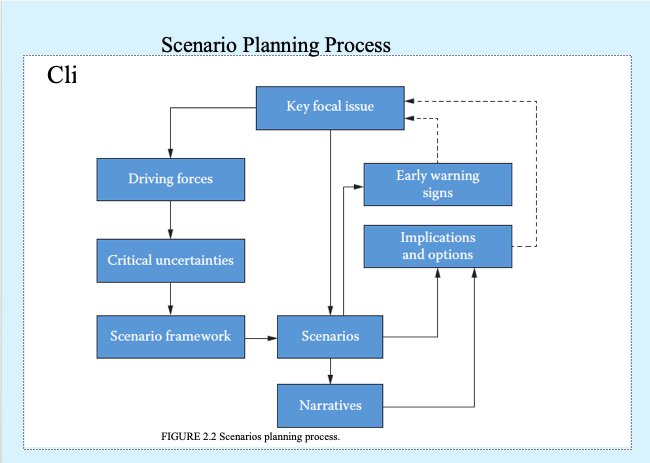 Using the guideline on scenario Planning Process,