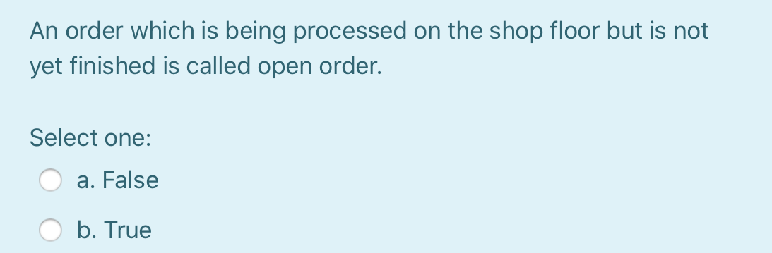 An order which is being processed on the shop