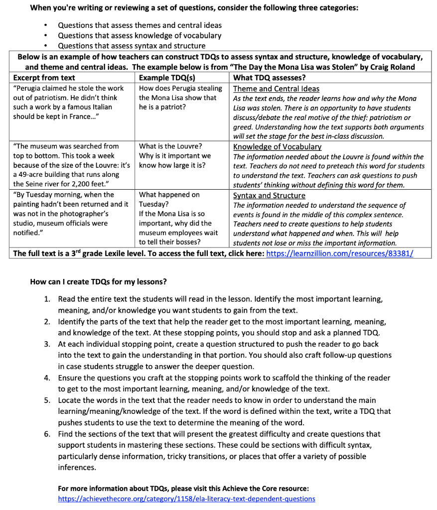 What do you assume the assessment method is for