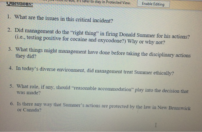 Instructions: 1) Please read What to Do with a